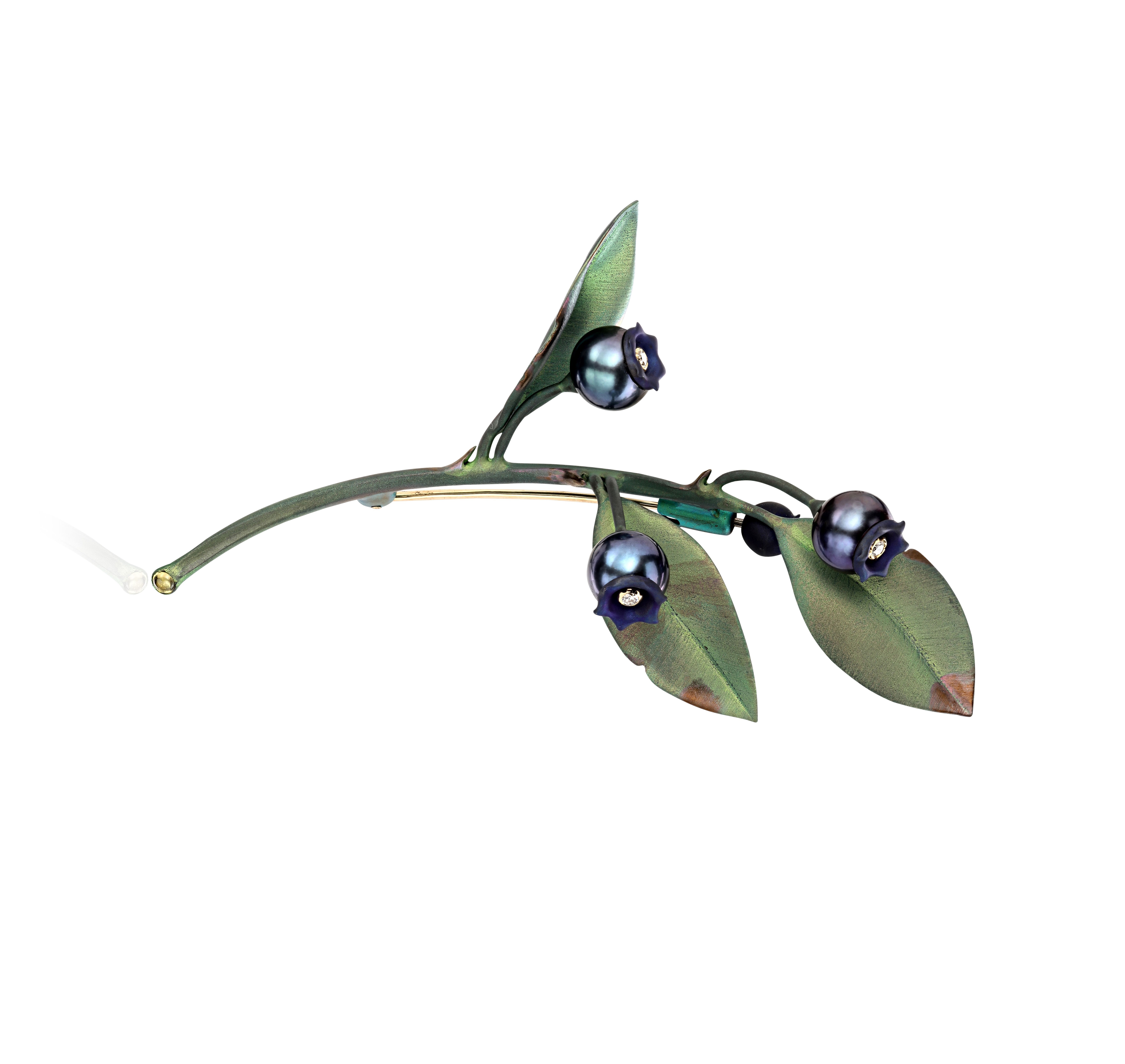 Брошь «Черника»