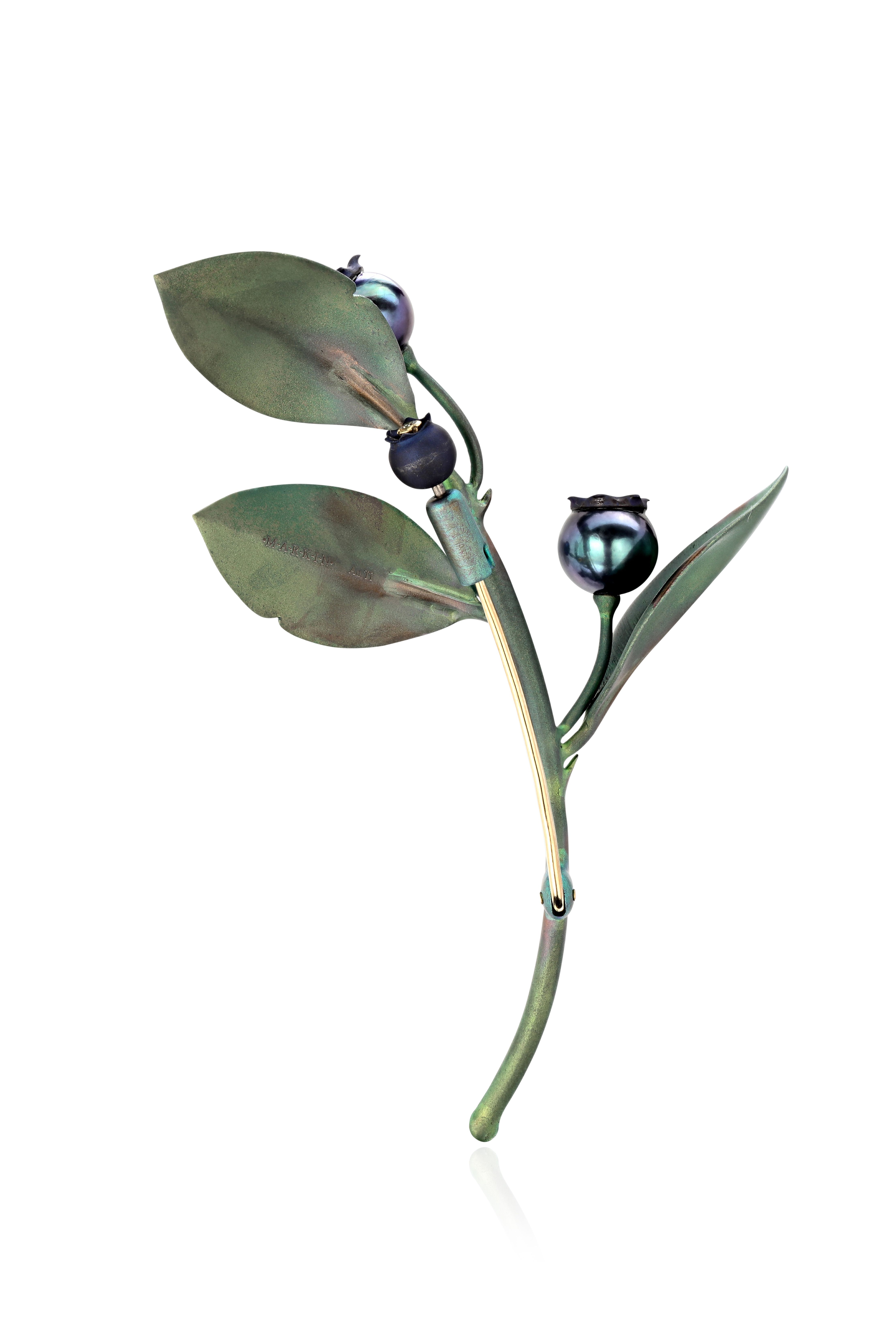 Брошь «Черника»