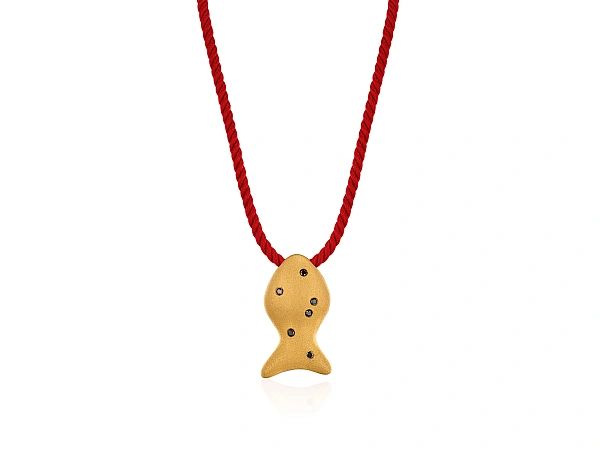 Подвеска на верёвочке "Рыбка"